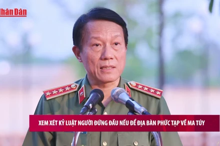 [Video] Xem xét kỷ luật người đứng đầu nếu để địa bàn phức tạp về ma túy