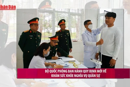 [Video] Bộ Quốc phòng ban hành quy định mới về khám sức khỏe nghĩa vụ quân sự