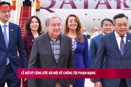 [Video] Lễ mở ký Công ước Hà Nội về chống tội phạm mạng 