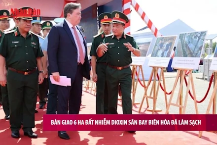 [Video] Bàn giao 6 ha đất nhiễm dioxin sân bay Biên Hòa đã làm sạch