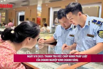[Video] Thanh tra toàn diện doanh nghiệp kinh doanh vàng từ ngày 9/9/2025