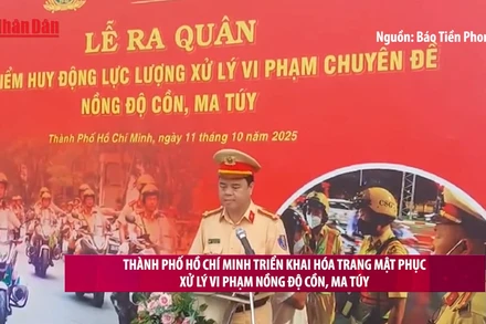 [Video] Thành phố Hồ Chí Minh triển khai hóa trang mật phục xử lý vi phạm nồng độ cồn, ma túy