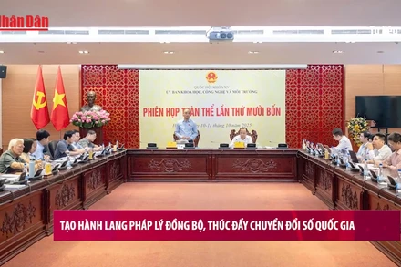 [Video] Tạo hành lang pháp lý đồng bộ, thúc đẩy chuyển đổi số quốc gia