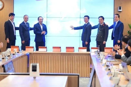 Bộ Khoa học và Công nghệ khai trương hệ thống quản lý trực tuyến các nhiệm vụ theo thời gian thực. (Ảnh ÁNH TUYẾT)