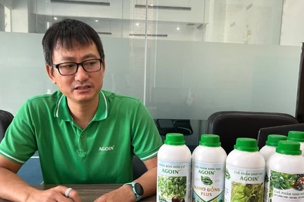 Anh Lê Việt Trung chia sẻ về các sản phẩm phân bón hữu cơ, chế phẩm sinh học AGOIN.