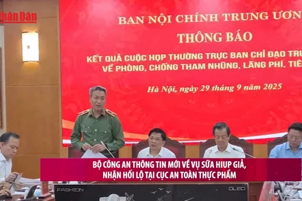 [Video] Bộ Công an thông tin mới về vụ sữa HIUP giả, nhận hối lộ tại Cục An toàn thực phẩm