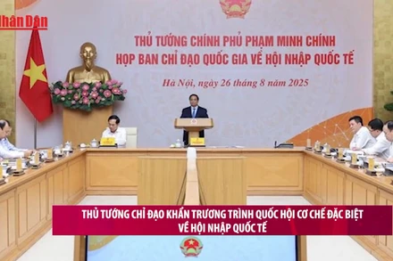 [Video] Thủ tướng chỉ đạo khẩn trương trình Quốc hội cơ chế đặc biệt về hội nhập quốc tế