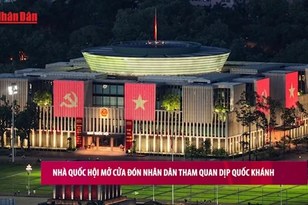 [Video] Nhà Quốc hội mở cửa đón nhân dân tham quan dịp Quốc khánh
