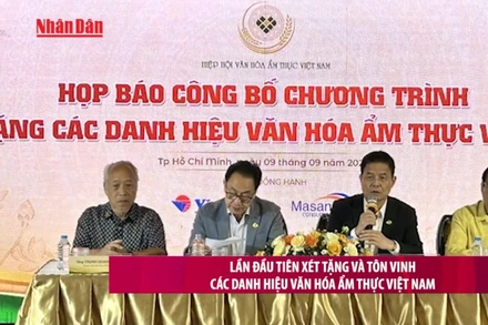 [Video] Lần đầu tiên xét tặng và tôn vinh các danh hiệu văn hóa ẩm thực Việt Nam