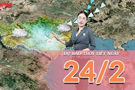 [Video] Dự báo thời tiết ngày 24/2/2026: Bắc Bộ chuyển trạng thái tạnh ráo, Nam Bộ giảm nhiệt diện rộng