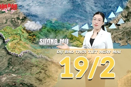 [Video] Dự báo thời tiết đêm nay và ngày mai 19/2/2026 (Mùng 3 Tết Bính Ngọ): Miền Bắc mưa Xuân se lạnh, Nam Bộ nắng nóng cục bộ