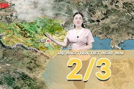 [Video] Dự báo thời tiết đêm nay và ngày mai 2/3/2026: Cả nước nắng mạnh, miền Bắc và miền Trung tăng nhiệt nhanh