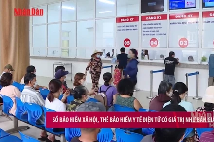 [Video] Sổ bảo hiểm xã hội, thẻ bảo hiểm y tế điện tử có giá trị như bản giấy