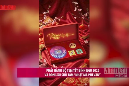 [Video] Phát hành bộ tem Tết Bính Ngọ 2026 và đồng xu sưu tầm “Nhật Mã Phi Vân”