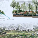 Công viên trữ nước Chulalongkorn Centenary ở trung tâm thủ đô Bangkok (Thái Lan) có khả năng lưu trữ hơn 1 triệu lít nước nhờ hệ thống hồ chứa liên hoàn. (Nguồn QUYHOACHDOTHI.VN)