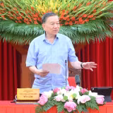 Tổng Bí thư, Chủ tịch nước Tô Lâm phát biểu tại cuộc làm việc. (Ảnh: ĐĂNG KHOA)