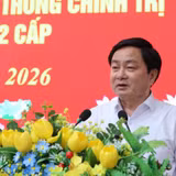 Ủy viên Trung ương Đảng, Bí thư Tỉnh ủy Tây Ninh Nguyễn Văn Quyết phát biểu chỉ đạo.