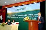 Ông Ngô Quế Lâm - Tổng Giám đốc Habeco phát biểu tại hội nghị.