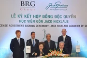 Tập đoàn BRG và Tập đoàn Nicklaus ký kết Hợp đồng độc quyền, mở Học viện Golf Jack Nicklaus (Jack Nicklaus Academy) tại Việt Nam.