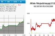 Diễn biến VN-Index và HNX-Index, phiên giao dịch ngày 21-11.