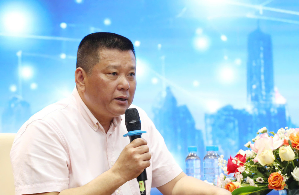 Nhà báo Nguyễn Ngọc Thanh, Trưởng Ban Nhân Dân điện tử, Báo Nhân Dân cho biết, không chỉ phản ánh đơn thuần, báo chí cần đưa ra những giải pháp, đóng góp cho doanh nghiệp. z6674158550368-c91958a953192568f042b3b7009dcb6c.jpg