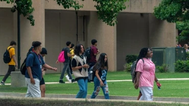 Khuôn viên một trường học ở Texas, Mỹ. (Ảnh: Tân Hoa xã)