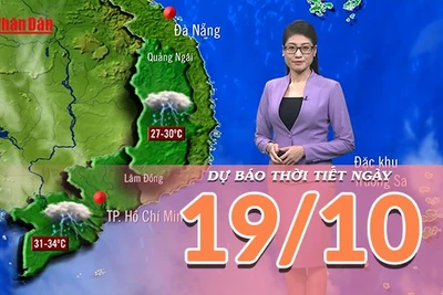 [Video] Dự báo thời tiết ngày 19/10/2025: Bão số 12 hình thành