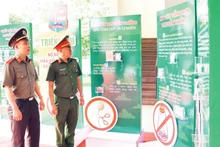 Công an Thành phố Hồ Chí Minh tuyên truyền về tác hại của ma túy.