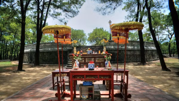 Lễ tế trời ở đàn Nam Giao.