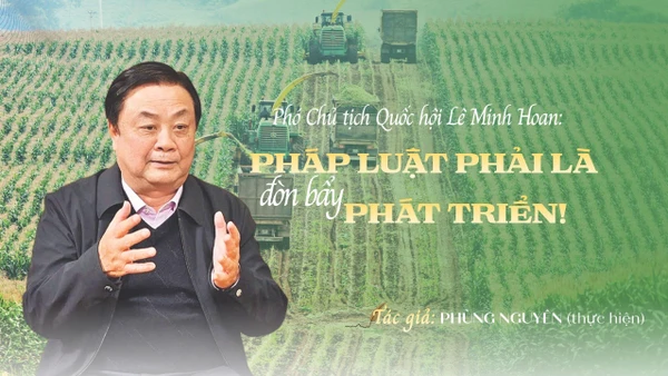 Phó Chủ tịch Quốc hội Lê Minh Hoan: Pháp luật phải là đòn bẩy phát triển!