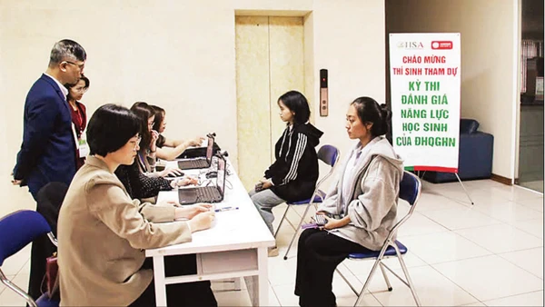 Kỳ thi đánh giá năng lực do Đại học Quốc gia Hà Nội tổ chức. (Ảnh: Đại học Quốc gia Hà Nội cung cấp)