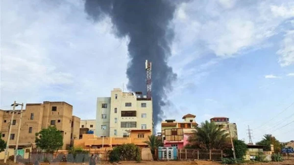 UAV tấn công 2 khu chợ ở Sudan. (Ảnh: bssnews.net)