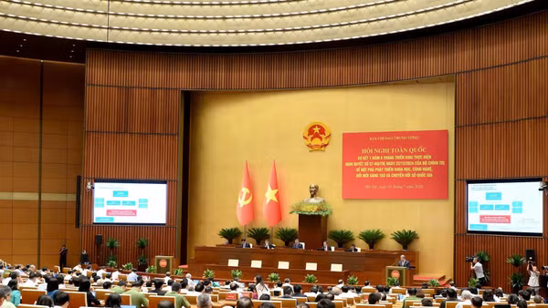 Hội nghị toàn quốc sơ kết 1 năm 6 tháng triển khai thực hiện Nghị quyết số 57-NQ/TW, ngày 22/12/2024 của Bộ Chính trị về đột phá phát triển khoa học, công nghệ, đổi mới sáng tạo và chuyển đổi số quốc gia.