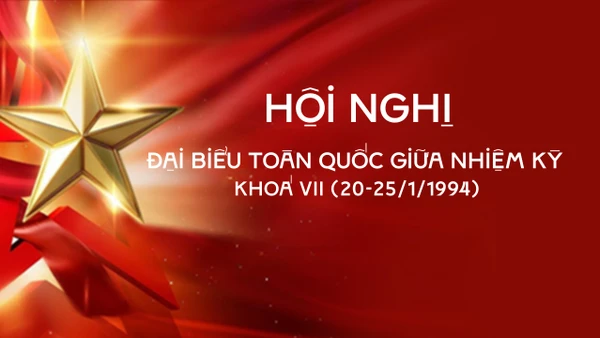 Hội nghị Đại biểu toàn quốc giữa nhiệm kỳ khóa VII (20-25/1/1994)