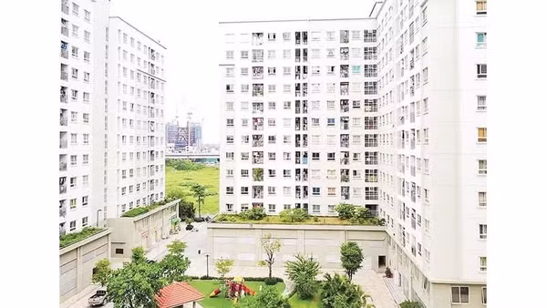 Khu nhà ở xã hội Eco Home, phường Đông Ngạc, Hà Nội.