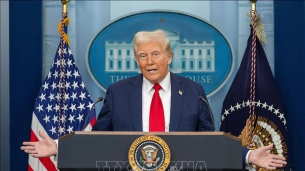 Tổng thống Mỹ Donald Trump. (Ảnh: THX/TTXVN)