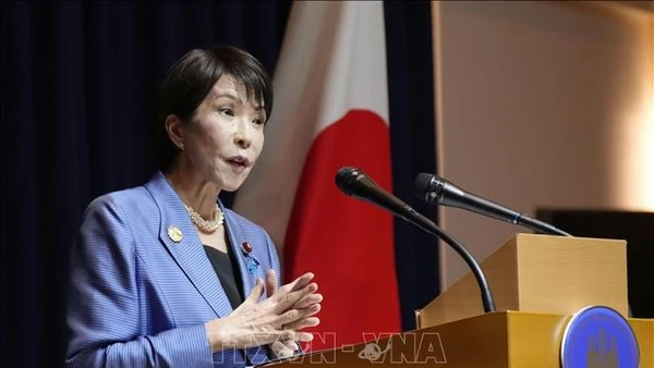 Thủ tướng Nhật Bản Sanae Takaichi. (Ảnh: Kyodo/TTXVN)