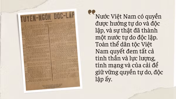 Ngày 29/8/1945, Chủ tịch Hồ Chí Minh trao đổi với A. Patti về dự thảo bản “Tuyên ngôn Độc lập”