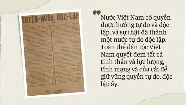 Ngày 29/8/1945, Chủ tịch Hồ Chí Minh trao đổi với A. Patti về dự thảo bản “Tuyên ngôn Độc lập”