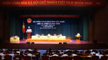 Quang cảnh kỳ họp.