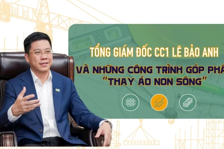 Tổng Giám đốc CC1 Lê Bảo Anh và những công trình góp phần "thay áo non sông"
