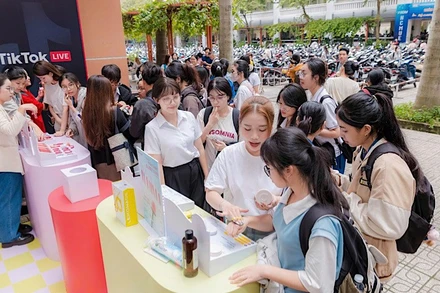 Chương trình TikTok Uni Tour thu hút sự quan tâm của đông đảo sinh viên trên cả nước.
