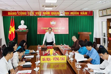 Ngày 26/6, Ủy ban Mặt trận Tổ quốc Việt Nam tỉnh Bà Rịa-Vũng Tàu (cũ) thống nhất hợp nhất Quỹ “An sinh xã hội” tỉnh và Quỹ “Vì người nghèo” tỉnh thành Quỹ “Vì người nghèo”. (Ảnh: Báo Bà Rịa-Vũng Tàu)