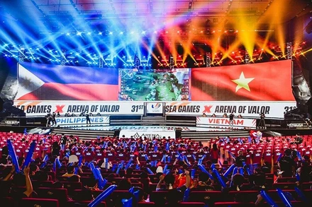 Đội tuyển eSports Việt Nam thi đấu thành công tại SEA Games 31. (Ảnh CELLPHONES)