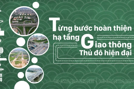 Từng bước hoàn thiện hạ tầng giao thông Thủ đô hiện đại.