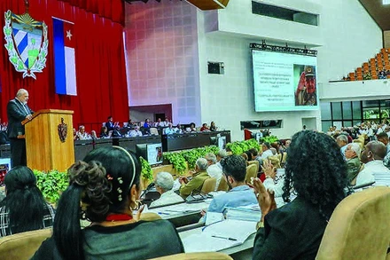 Thủ tướng Cuba phát biểu tại kỳ họp.