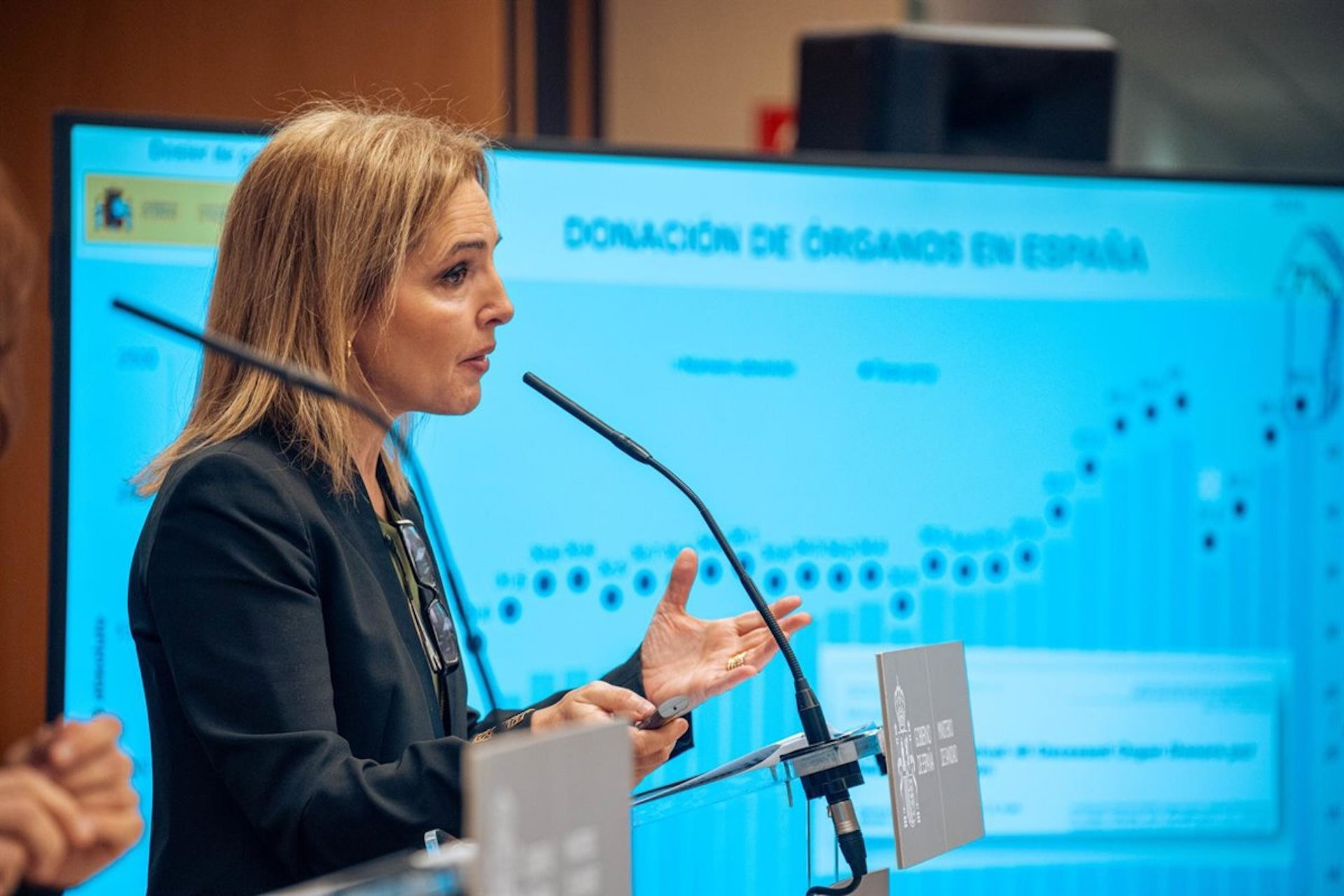 Bà Beatriz Domínguez-Gil, Tổng giám đốc Tổ chức Quốc gia về Ghép tạng Tây Ban Nha (ONT). (Ảnh: Gabriel Luengas/Europa Press) fotonoticia-20241126151502-1200-7895.jpg