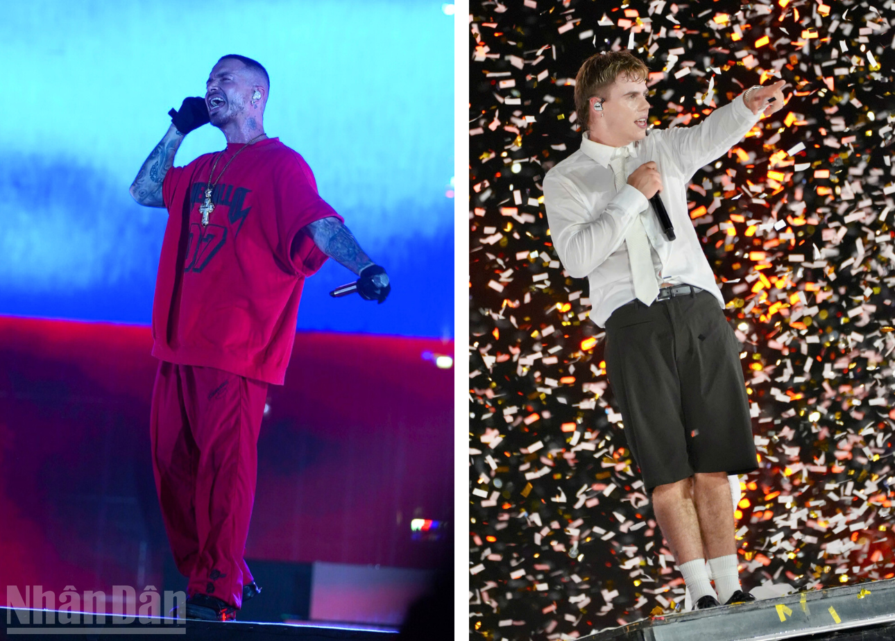 J Balvin, The Kid LAROI làm "cháy" sân khấu với những giai điệu nổi tiếng thế giới. ndo_bl_1315-9983.png