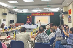 Buổi tọa đàm "Con đường âm nhạc-nhạc sĩ Giáng Son". (Ảnh: CAO HƯƠNG)