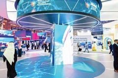 Hội nghị quốc tế về công nghệ diễn ra ở Saudi Arabia. (Ảnh AMWAJ)